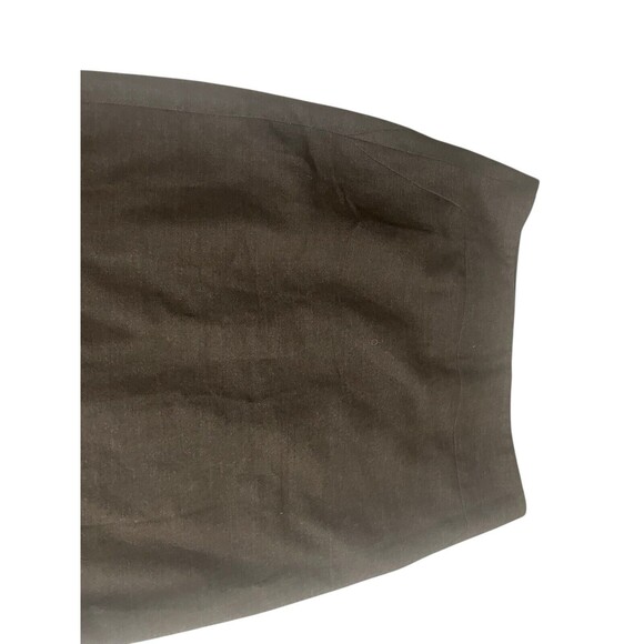 Banana Republic Skirt Mini Size 4 Stretch Lined Side Zip Brown - Picture 10 of 10